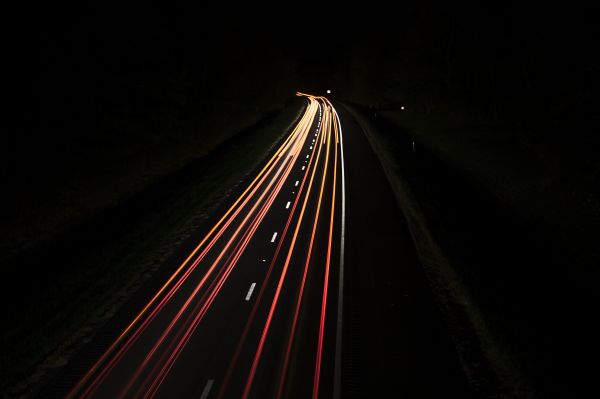 光,ぼかし,道路,トレイル,ブリッジ,トラフィック