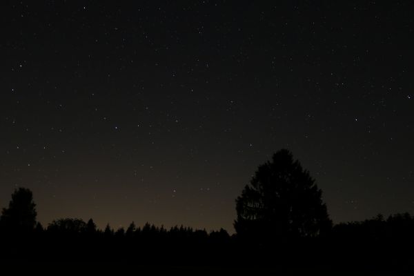 himmel, nat, stjerne, atmosfære, skumring, mørke