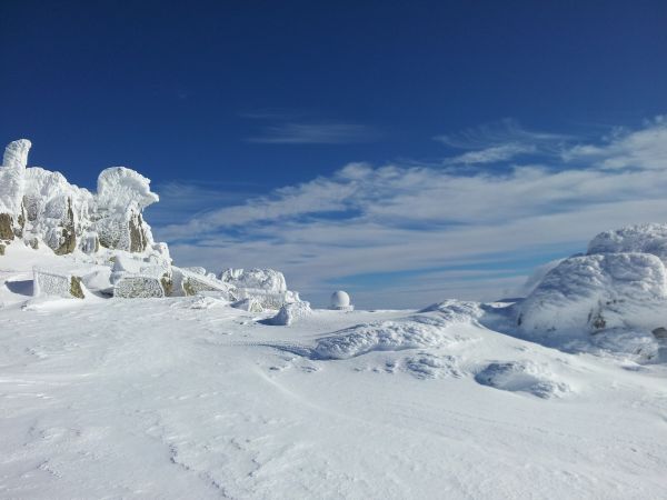 Montagne,ciel,neige,hiver,blanc,chaîne de montagnes