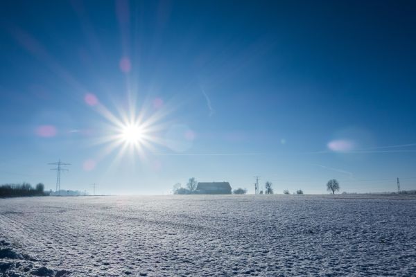 krajina, moře, oceán, horizont, sníh, Studený