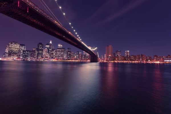 agua,ponte,horizonte,luz,Horizonte,noite