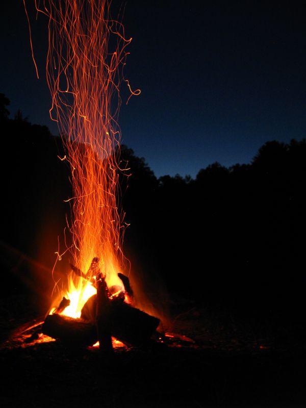 nuit,Orange,étincelle,flamme,Feu,obscurité