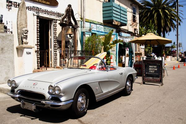 auto, surfen, voertuig, Californië, sportwagen, vintage auto