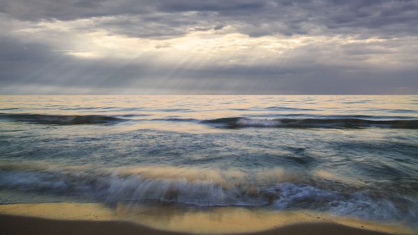 plaża, morze, Wybrzeże, woda, piasek, skała