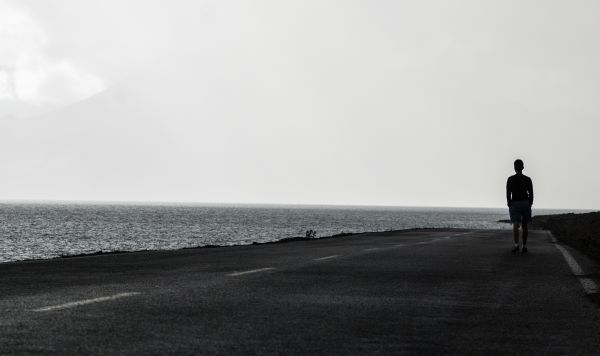 ビーチ,海,海岸,砂,海洋,地平線