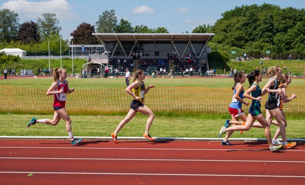 al aire libre, pista, campo, corriendo, Saltando, Europa