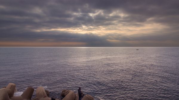 plaża, morze, Wybrzeże, woda, piasek, ocean