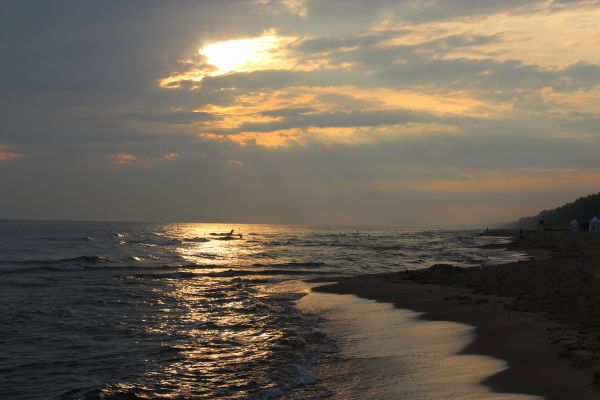 Strand, Meer, Küste, Sand, Ozean, Horizont