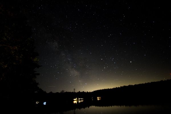 landskab,natur,lys,himmel,nat,stjerne