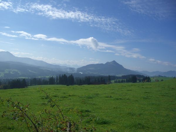 landskab, natur, græs, horisont, ødemark, bjerg