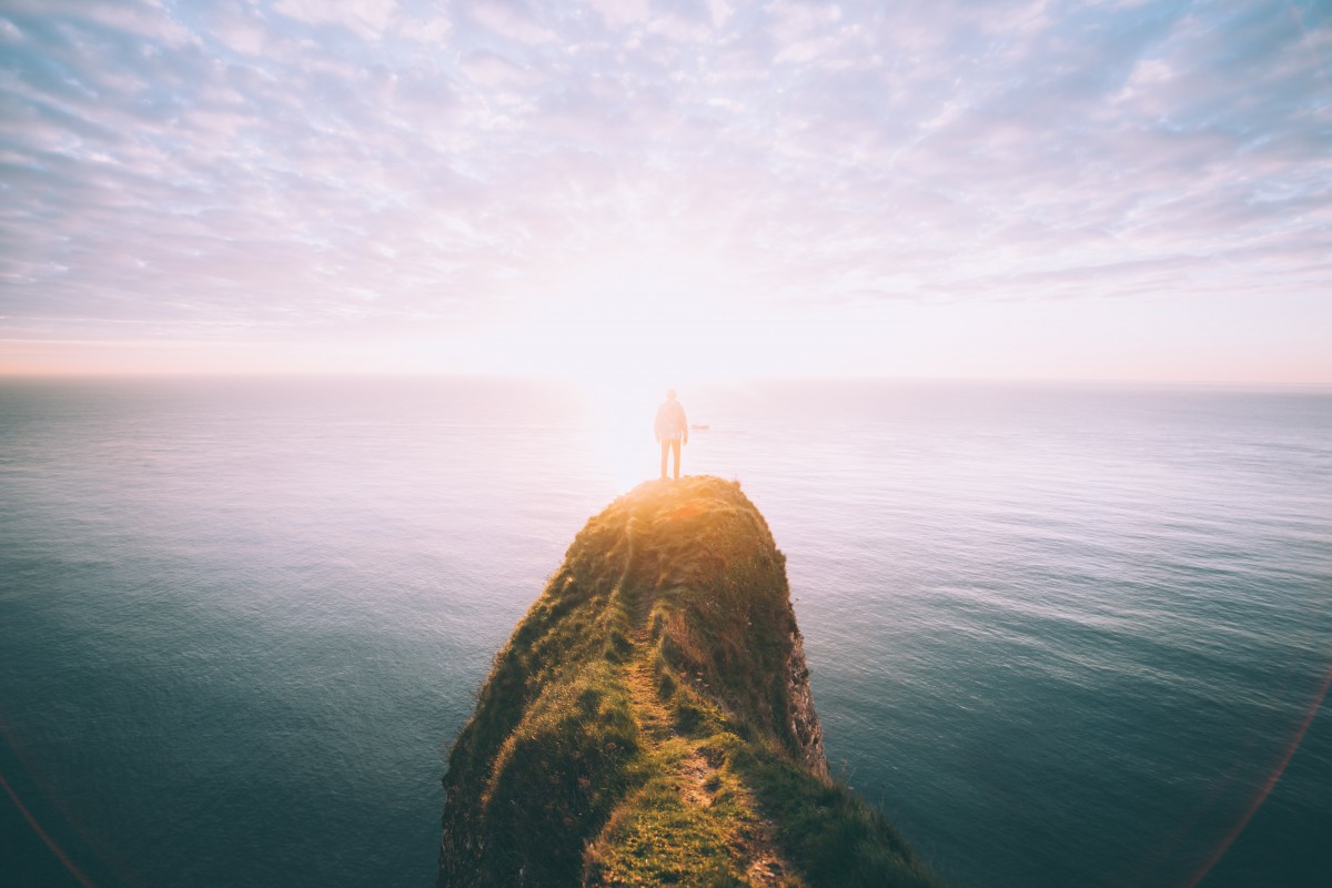 Meer, Küste, Rock, Ozean, Horizont, Wolke, Sonne, Sonnenaufgang, Sonnenuntergang, Sonnenlicht, Morgen, Ufer, Welle, Dämmerung, Cliff, Dämmerung, Betrachtung, Terrain, Kap, Atmosphärisches Phänomen