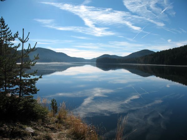 paisaje, agua, naturaleza, desierto, montaña, nube