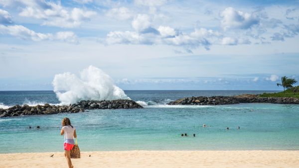 beach, landscape, sea, coast, water, nature