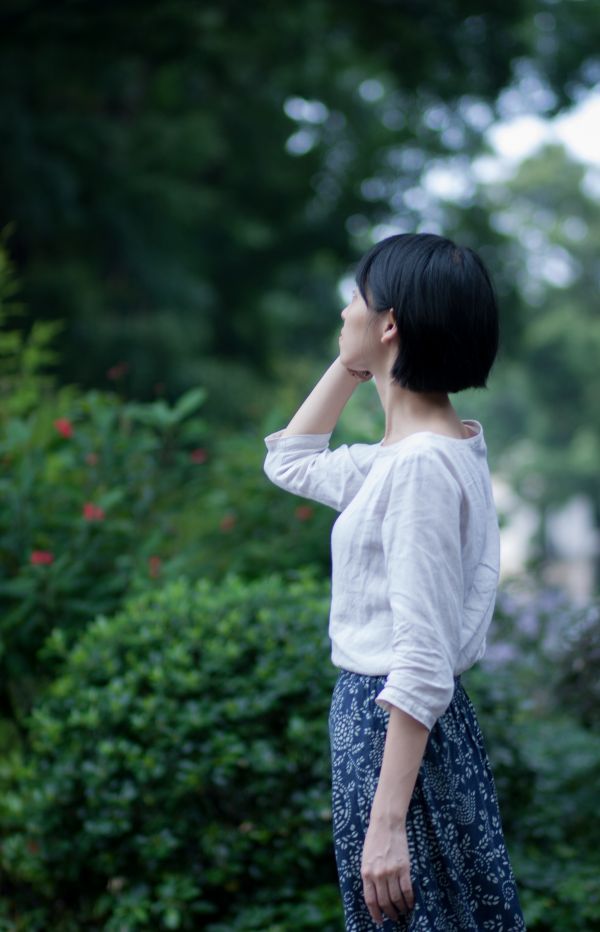 girl, woman, photography, sunlight, flower, lawn