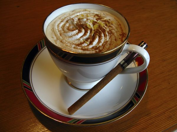 caffè, tazza, latte macchiato, cappuccino, bere, bevanda