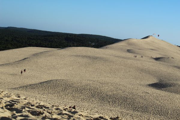 tájkép, homok, horizont, strand, tenger, természet