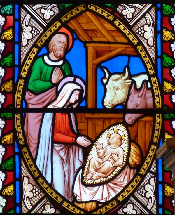 Weihnachten,Fenster,Glas,Kirche,Material,Glasmalerei