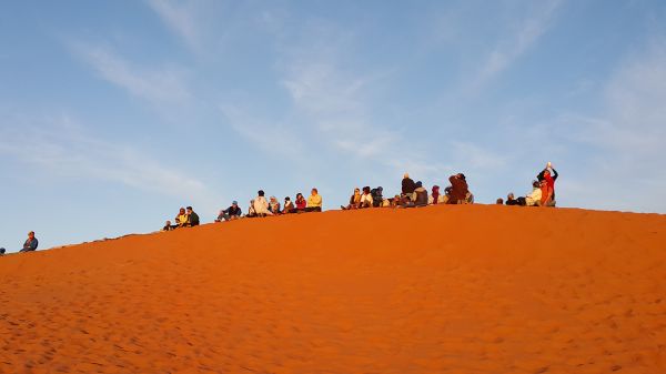 landschap, zand, horizon, woestijn, duin, Afrika