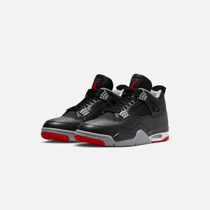 Air Jordan 4 Retro - Black / Fire Red / Cement Grey / Summit White