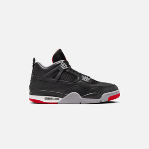 Air Jordan 4 Retro - Black / Fire Red / Cement Grey / Summit White