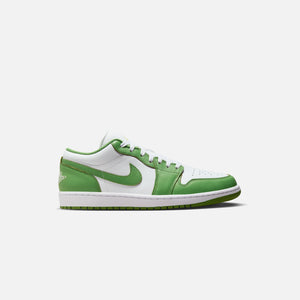 Air Jordan 1 Low SE - White / Chlorophyll / Lightening