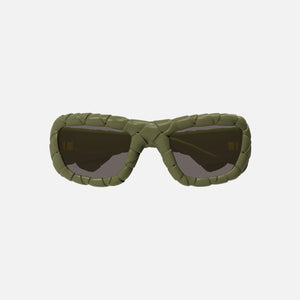 Bottega Veneta Woven 56 Frames - Olive