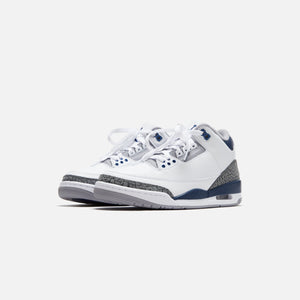 Air Jordan 3 Retro - White / Midnight Navy / Cement Grey / Black