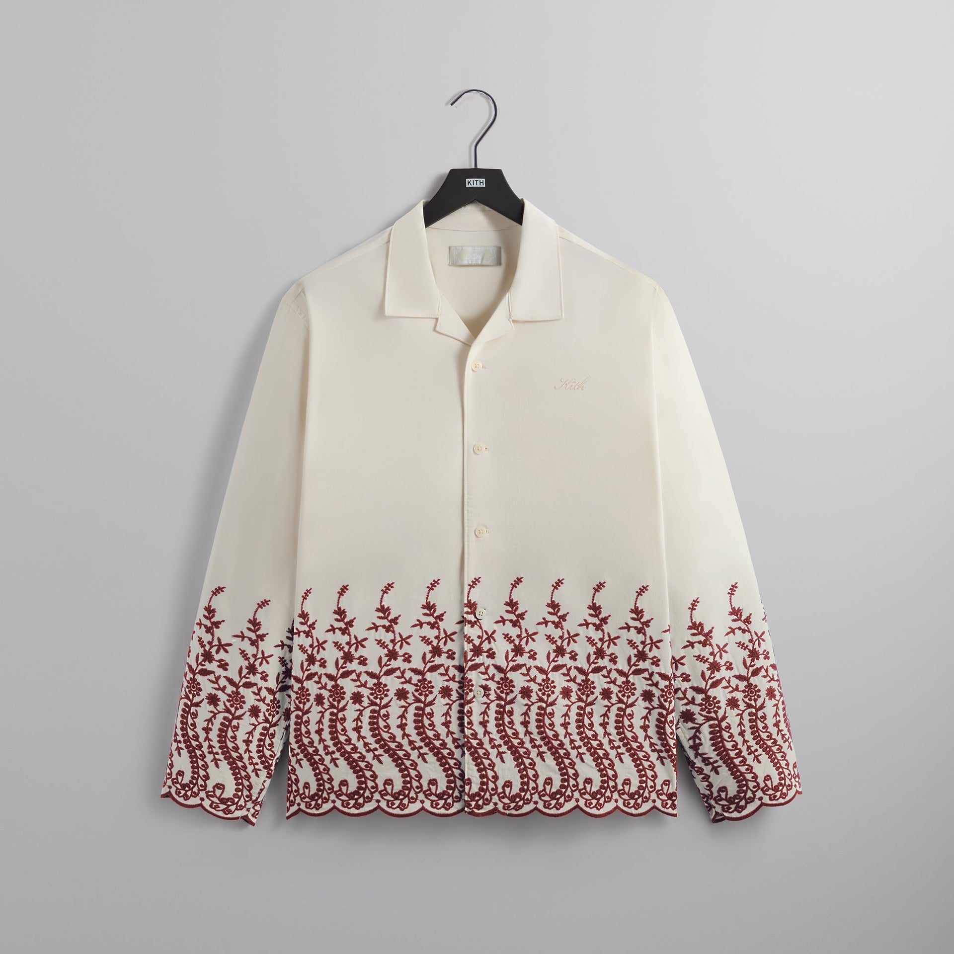 Kith Adonis Camp Collar Shirt - Fever