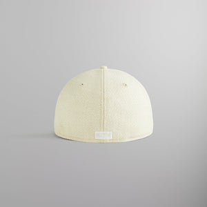 Kith & New Era for the New York Yankees Raffia Fitted Cap - Sandrift