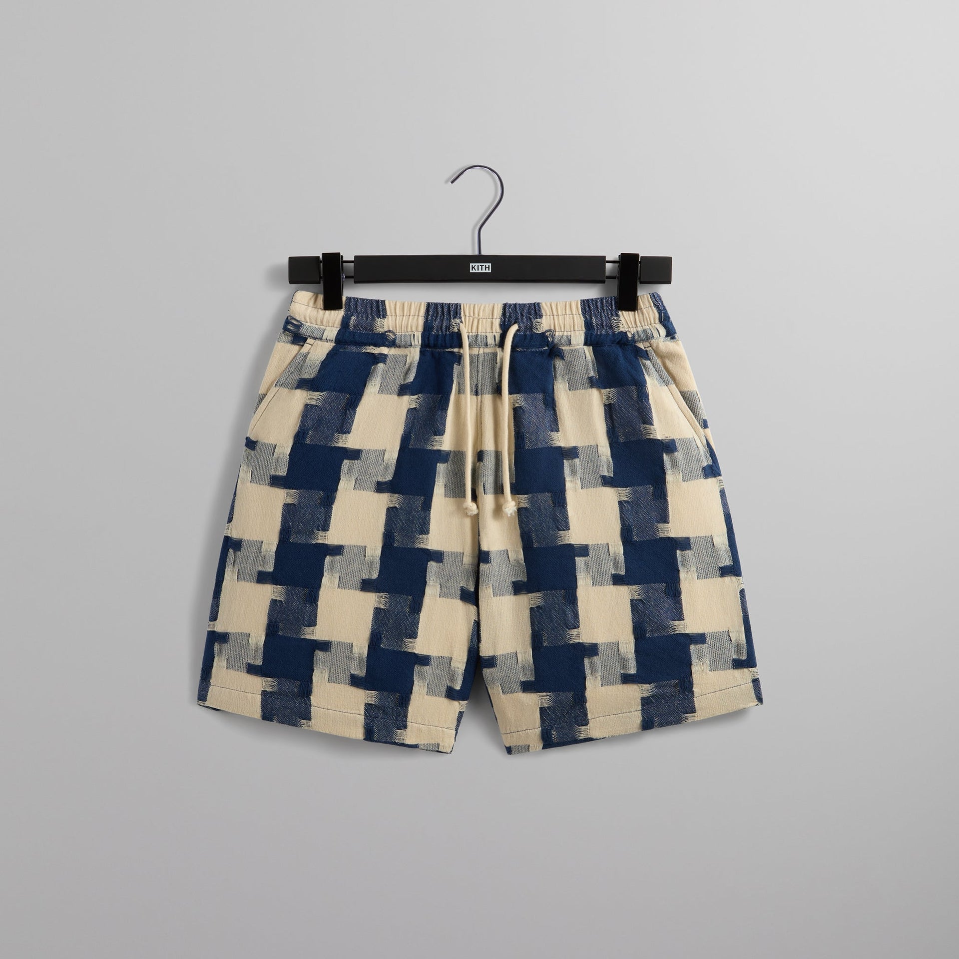 Kith Jumbo Houndstooth Mason Short - Cyanotype