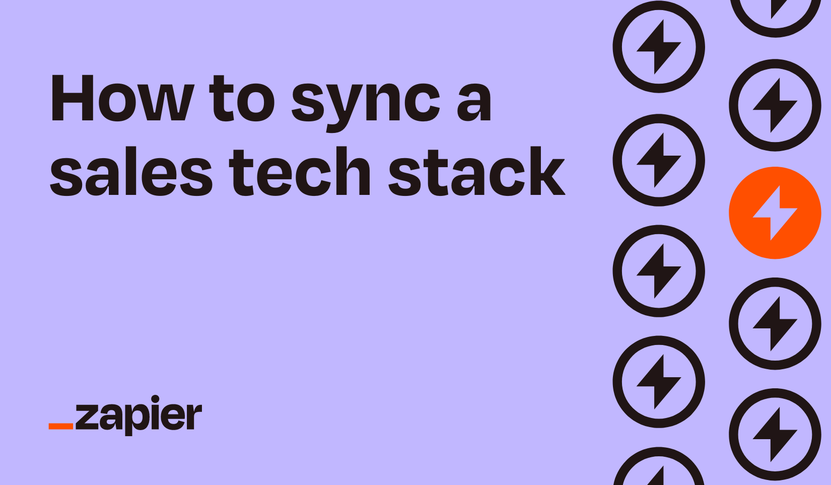 How to sync a sales tech stack