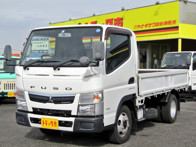 三菱ふそう キャンター 3.0 全低床 ディーゼルターボ 2トン平ボディ ナビTV ETC AT車 愛知県