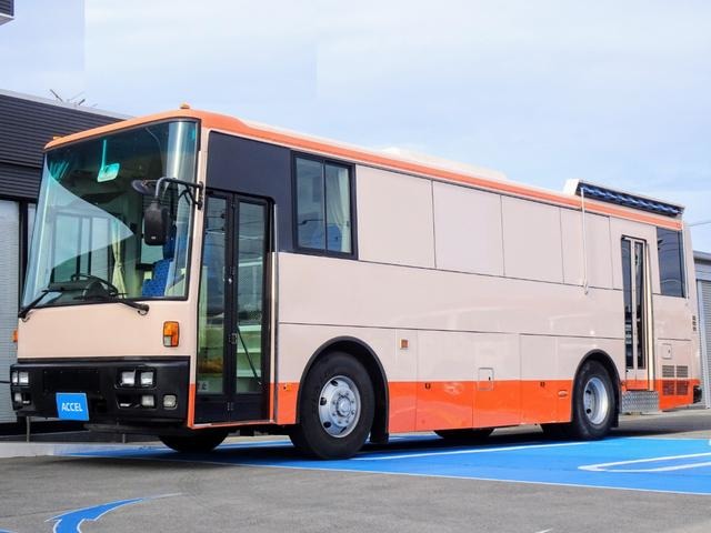 三菱ふそう エアロスター 医療防疫車 8ナンバー レントゲン車 検診車 健診車 7人 NOx・PM適合 静岡県