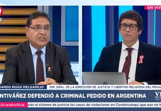 Eduardo Muga, representante del Minjusdh, sobre caso "Chakira": El ministro del Interior se inhibirá