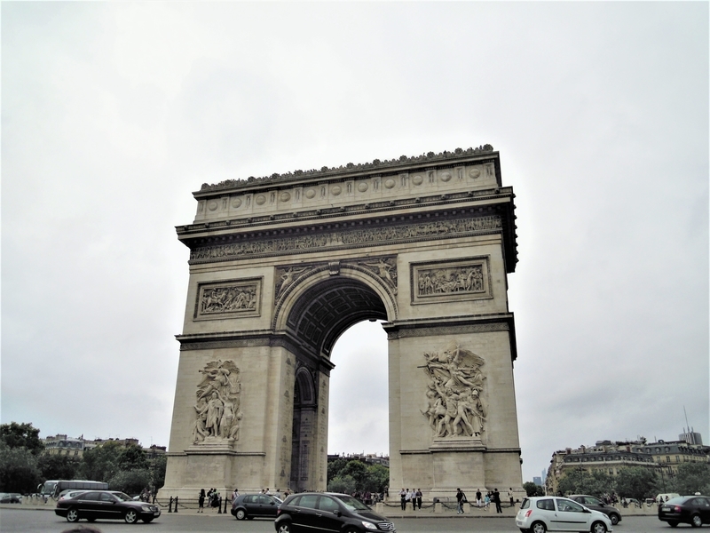  フランス・パリ・エトワール凱旋門（Arc de Triomphe de l'Étoile）