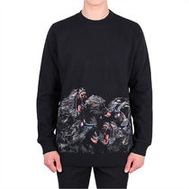 GIVENCHY 16AW BABUN モンキープリント トレーナー_BLACK