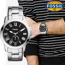 送料関税込★Fossil(フォッシル) FS4973 Grant Black Silver Men