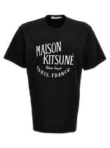 即配★MAISON KITSUNE 17SS PALAIS ROYAL TEE ブラック KMM4701