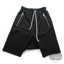 YGG★新品 スウエット サルエル ハーフパンツ ショート 黒