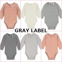 New!人気GRAYLABEL　OrganicCotton100%かわいい丸襟ロンパース☆