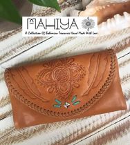 人気★MAHIYA★茶レザー長財布☆WILD WINGS WALLET