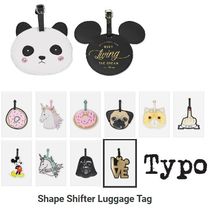 選べる11柄☆AUS発☆Typo☆ かわいいラゲッジタグ☆SHAPE TAG