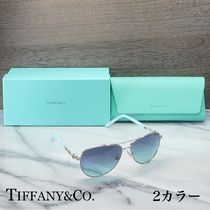 【送料、関税込】Tiffany&Co アビエイターサングラス 　TF3049B