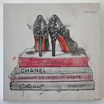 速達発送★Oliver Gal★Spiked Up Pumps★キャンバス 109x109cm