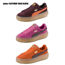 PUMA★PLATFORM TRACE BLOCK★スウェード★厚底★3色