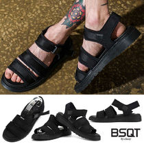 日本未入荷◆BSQT◆MORRIGHAN STRAP SANDALS AQUA BLACK 23-29CM