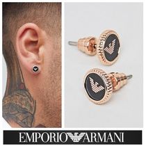 ☆EMPORIO ARMANI☆ロゴ スタッズ ピアス