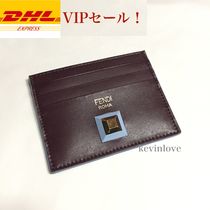 VIPセール！FENDI☆スタッズ付き バイカラー カードケース