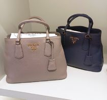 【セール】PRADA*PHENIX*ストラップ付カーフレザートートバッグ