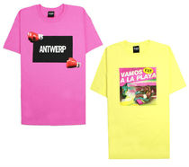 VIER ANTWERP Iron Mike T-Shirt ピンク,イエロー,スケーター